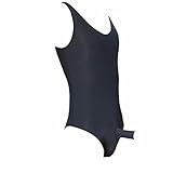 FEESHOW Men's Silky Lingerie Bodysuit Leotard Closed Sheath Underwear Briefs