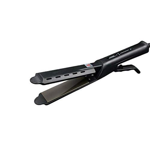 VanseeCeramic Tourmaline Ionic Flat Iron Hair Straightener Professional Glider Fast Black
