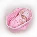 Funny House Handmade 10 Inch 26cm Full Body Silicone Vinyl Realistic Looking Reborn Dolls Lifelike Doll Handmade Cute Newborn Doll Waterproof for Christmas Birthday Present Washing (Girl)