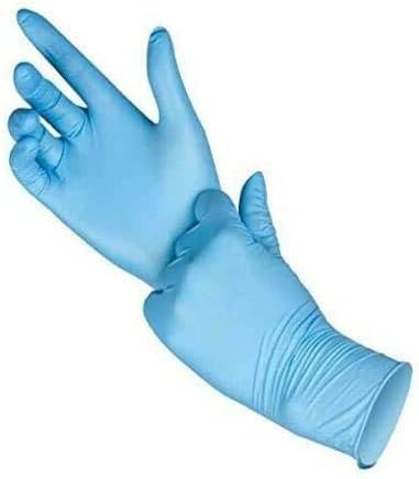 Nitrile Grade Exam Gloves, Disposable, Latex-Free, 100 Count, Size Large