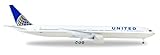 Herpa 529877 United Airlines Boeing 777-300ER 1:500 Scale REG#N58031 Diecast Display Model