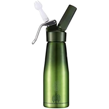 Professional Cream Whipper Makeraluminum Whipped Cream Dispenser 2 Charger Holders With 3 Decorating Nnozzles Leak Proof Use 8 Gram N2o Cream