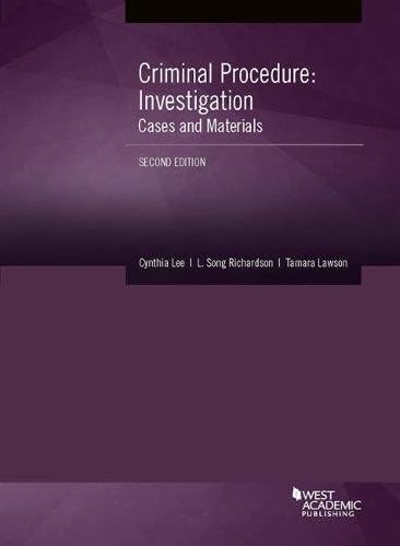 Amazon.com: Criminal Procedure: Investigation, Cases and Materials