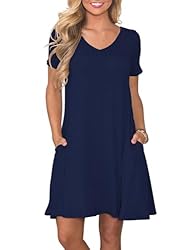 lionstill Women's Casual T Shirt Dress Summer