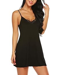 Vestido de encaje con cuello en V para dama