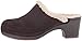 crocs Women's Sarah Lined Clog Mule, Espresso, 8 M US