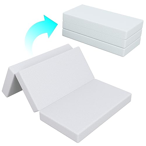 Moonlightfamily Trifold Foldable Pack n Play Mattress Topper, 38