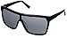 Spy Optic Flynn Oversized Sunglasses, One Size (Matte Black Frame/Grey Lens)