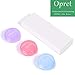 Opret Small Pill Box (3 Pcs), Cute Pill Case Portable for Pocket Purse Briefcase Travel Pills Box Medicine Storage Container Earplug Case (Rose&Blue&Purple)