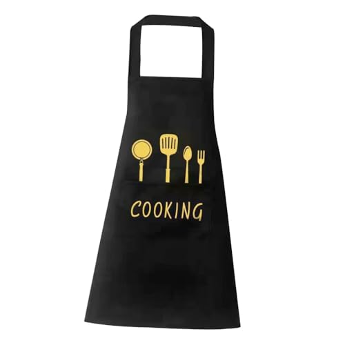 Avental de Cozinha Impermeável com Bolsos Frontais - Avental para Cozinhar Unissex - Ajustável Confortável - Ideal para Limpeza, Churrasco, Lavanderia e Uso Doméstico - UpShop