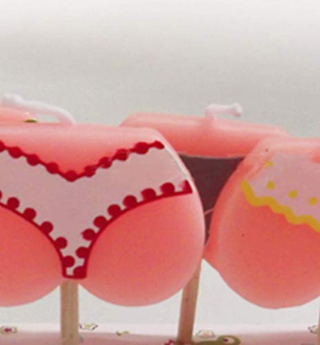 WWWL Creatieve kaars 5 Stks/set Grappige Bikini Verjaardag Kaarsen Party Cake Kaarsen Cake Cupcake Topper Decoratie… - Image 6