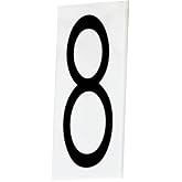 Maxim Lighting 53638WT Address - House Number 8-5 Inches Tall and 2.25 Inches Wide