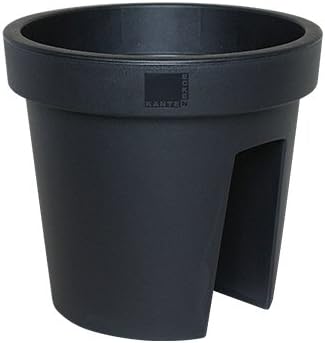 E K Gelander Pflanztopf Gelandertopf Blumentopf Balkontopf Aus Kunststoff Ecken Und Kanten Farbe Anthrazit Amazon De Garten