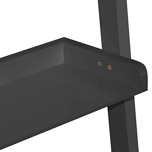 image for Topeakmart Wooden 5 Tier Leaning Ladder Shelves Display Shelves Unit L