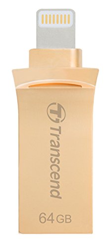 Transcend 64gb jetdrive go 500 usb flash drive, gold (t…