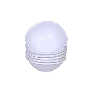 Signoraware Junior Katori Set, Set of 6, 0.84 litres, White