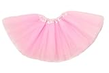 Dress Up Dreams Boutique Newborn 7″ Long Tutu with 3 Layers of Tulle Light Pink 0-12 Months, Online Clothing Store