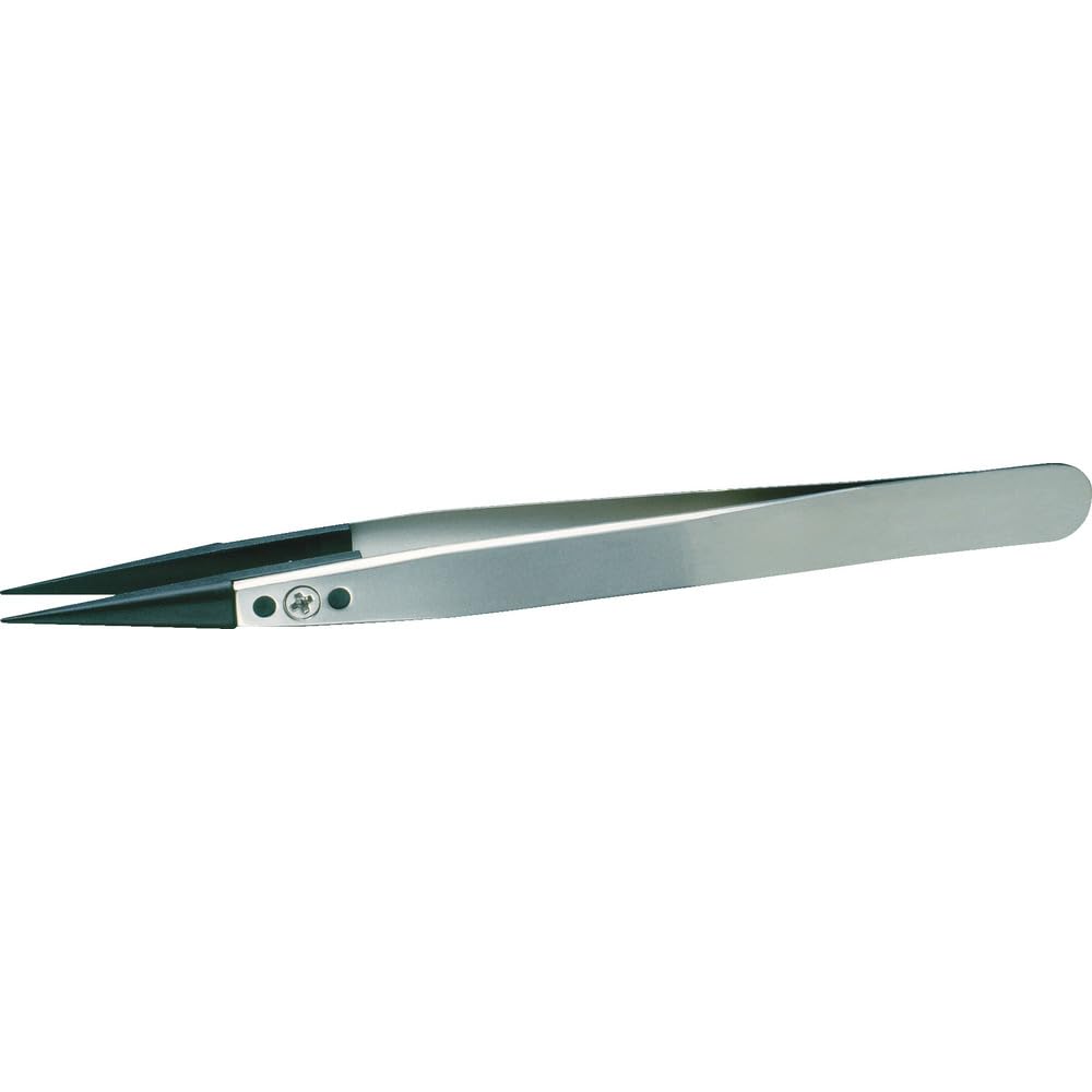 Bahco TL 259 CFR-SA Tweezers with Interchangeable Carbon Fibre Tips, Silver