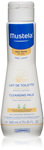 Mustela Moisturizing Cleansing Milk for Dry Skin, 6.7 oz