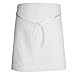 Chef Designs 1790WH Adult's 4-Way Bar Apron White One Size