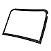Classic Accessories QuadGear UTV Front Windshield, Fits Polaris® Ranger 400, 570, 800 Mid (2015+ Models), Black