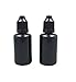 TOPWEL 30ml Black PET Plastic Dropper Bottles with Child Safety Cap (50)