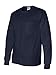 Gildan Men's Ultra Cotton Long Sleeves Pocket T-Shirt_Navy_M