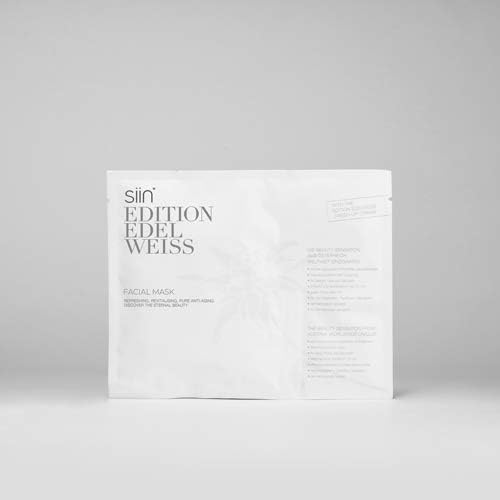 EDITION EDELWEISS Facial Mask, 10 pcs. / Anti Ageing Sheet Mask - Anti Wrinkle Facial Mask - Natural Ingredients of Edelweiss - Including Moisturiser - Vegan & Crueltyfree - made in Austria