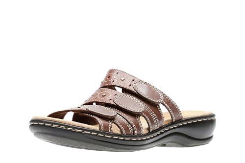 Clarks Women's Leisa Cacti Slide Sandal Brown/multi