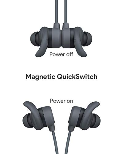 Wireless Earbuds, AUKEY Bluetooth Headphones with Deep Bass, Bluetooth 5, USB-C Charging, Magnet Con - //coolthings.us
