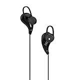 TechMatte iPhone 8 Bluetooth Headphones, Bluetooth Earbud Headphones for Apple iPhone X,8, 8 Plus, 7, 6S, 6 Plus, Samsung Galaxy S8/S8 Plus/S7/S7 Edge (Black)