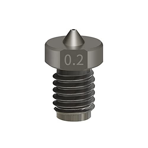 3D Printer Parts Hardened Steel Die Steel Nozzle 1.75mm 0.2/0.3/0.4/0.5/0.6/0.8/1.0mm for Printer 1.75mm Filament