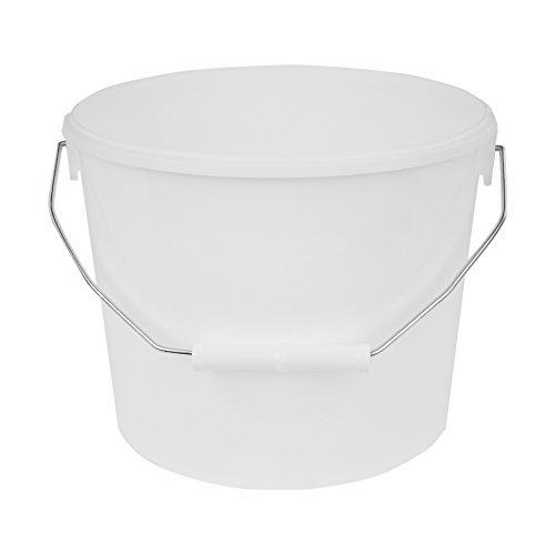 169 oz. White Flex Off Container with Metal Handle (Lid Sold Separately)