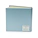 Modali Baby Elegant & Fine Photo Album Beautifully Crafted Blue Faux Leather 40 Pages Space for 80 Pictures 4''x6'' Adorned with Silver Plated Rocking Horse