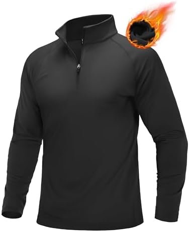 Amazon.com: TACVASEN Quarter Zip Pullover Men Golf Shirt Long