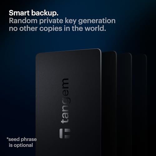 Tangem Security Card Pack of 3 – NFC Digital Asset Protection – 100% Offline Cold Storage – Compact Design