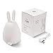 [NEW] APUPPY Bunny Night Light for Kids, Cute Rabbit Silicone Baby Nursery Lamp Sensitive Tap Control 7 Single Colors and Multicolor Breathing Light Dual Modes for Girlfriend Adult Kids Babies Bedroom