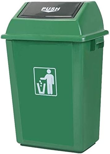 Kommerzieller Mülleimer, grau-grüner Küchen-Mülleimer Badezimmer