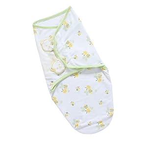 Camidy Baby Inbakerdoek Verstelbare Pasgeboren Slaapzak Anti-Shock Katoenen Baby-Slaapdoek Voor 2-6 Maanden