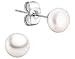 Authentic Freshwater Cultured Pearl Earrings with Stainless Steel Hypoallergenic Backs
