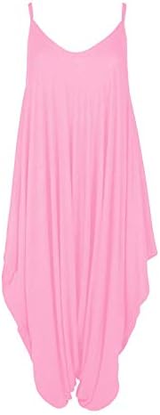 Kaaya Womens Ladies Strappy Romper Lagenlook Strappy Harem Jumpsuit DressTop 8-18