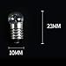 GutReise DC 50pcs E10 2.5V 0.3A Warm White Bulb Light Bulbs Miniature Screw Base (2.5V)