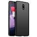ORNARTO OnePlus 6T Case, 1+6T Thin Fit Shell Premium Hard Plastic Matte Finish Non Slip Full Protective Anti-Scratch Cover Cases for OnePlus 6T(2018) 6.41'Smooth Black
