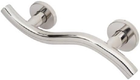 William Hopkins 76015B Stainless Steel Curved Grab Rail, Polished