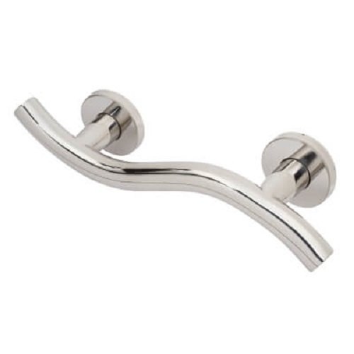 William Hopkins 76015B Stainless Steel Curved Grab Rail, Polished