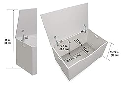 Badger Basket Flat Top Toy Box and Storage Bench