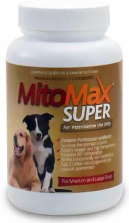 MITOMAX Super Probiotics for Dogs Medium/Large (90 Caps)