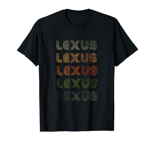 Love Heart Lexus Tee Grunge/Vintage Style Black Lexus T-Shirt in