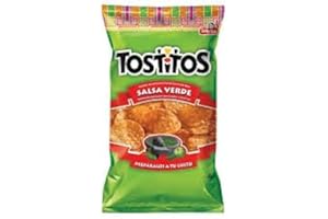 Tostitos Salsa Verde 10 Pack (65grams/2.29oz each) Original Sabritas Mexican Edition Version Tostilocos Chili Corn Tortilla Chips Snacks