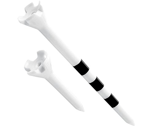 Maxfli Performance Series Low Resistance 3.25â€ & 1.5â€ White Golf Tees 50-Pack